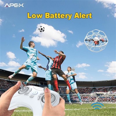 ପ୍ରତିଯୋଗିତା ତାଲିମ ପାଇଁ ବ୍ରଶ୍ ଫୁଟବଲ୍ ଡ୍ରୋନ୍ |